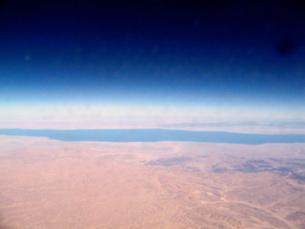 A view of Hurghada, Egypt, showing buildings and coastal cityscape.